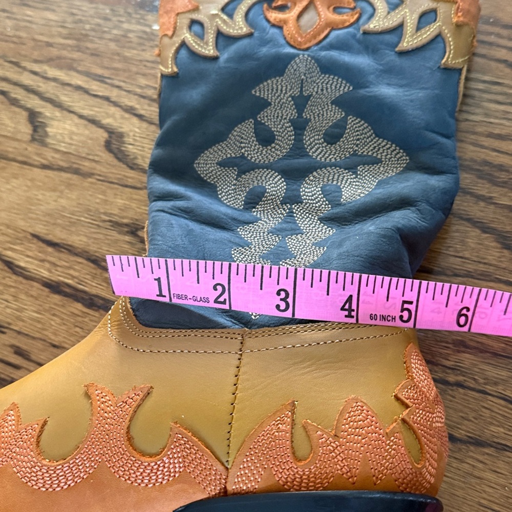 DINGO Holy Roller Embroidered Tooled-Inlay Snip Toe Cowboy Boots ~ NWT - Picture 12 of 13